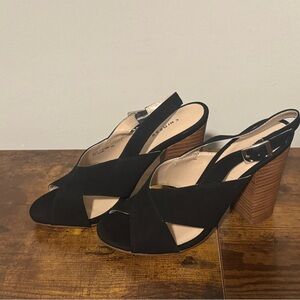 Chinese Laundry, Chic Black Heeled Sandals
